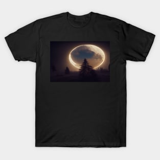 Unwind With The Moon And Relax Into Space T-Shirt